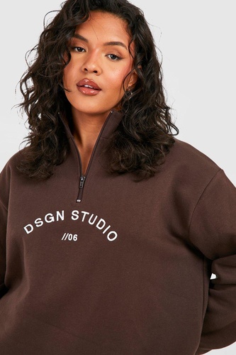 Plus Dsgn Studio Half Zip Sweatshirt