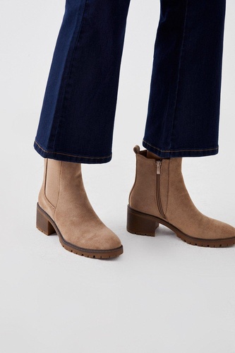 Faith Amelia Casual Heeled Chelsea Boots