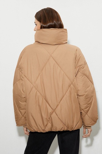 Oversized Short Quilted Padded Coat