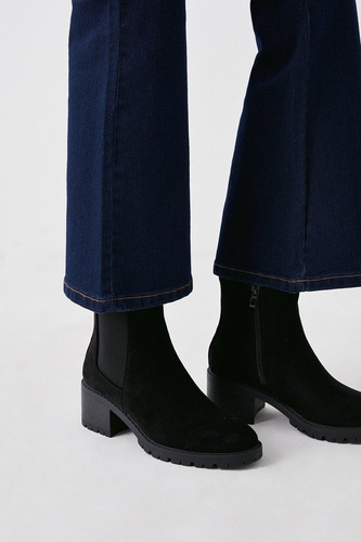 Faith Amelia Casual Heeled Chelsea Boots