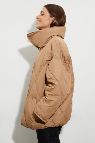 Oversized Short Quilted Padded Coat