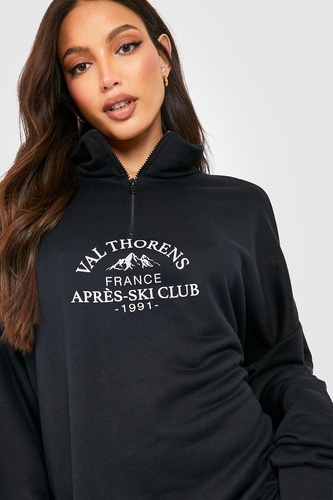 Tall Ski Club Half Zip Sweatshirt