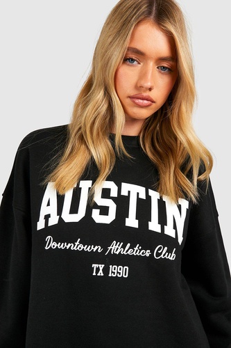 Austin Slogan Sweatshirt