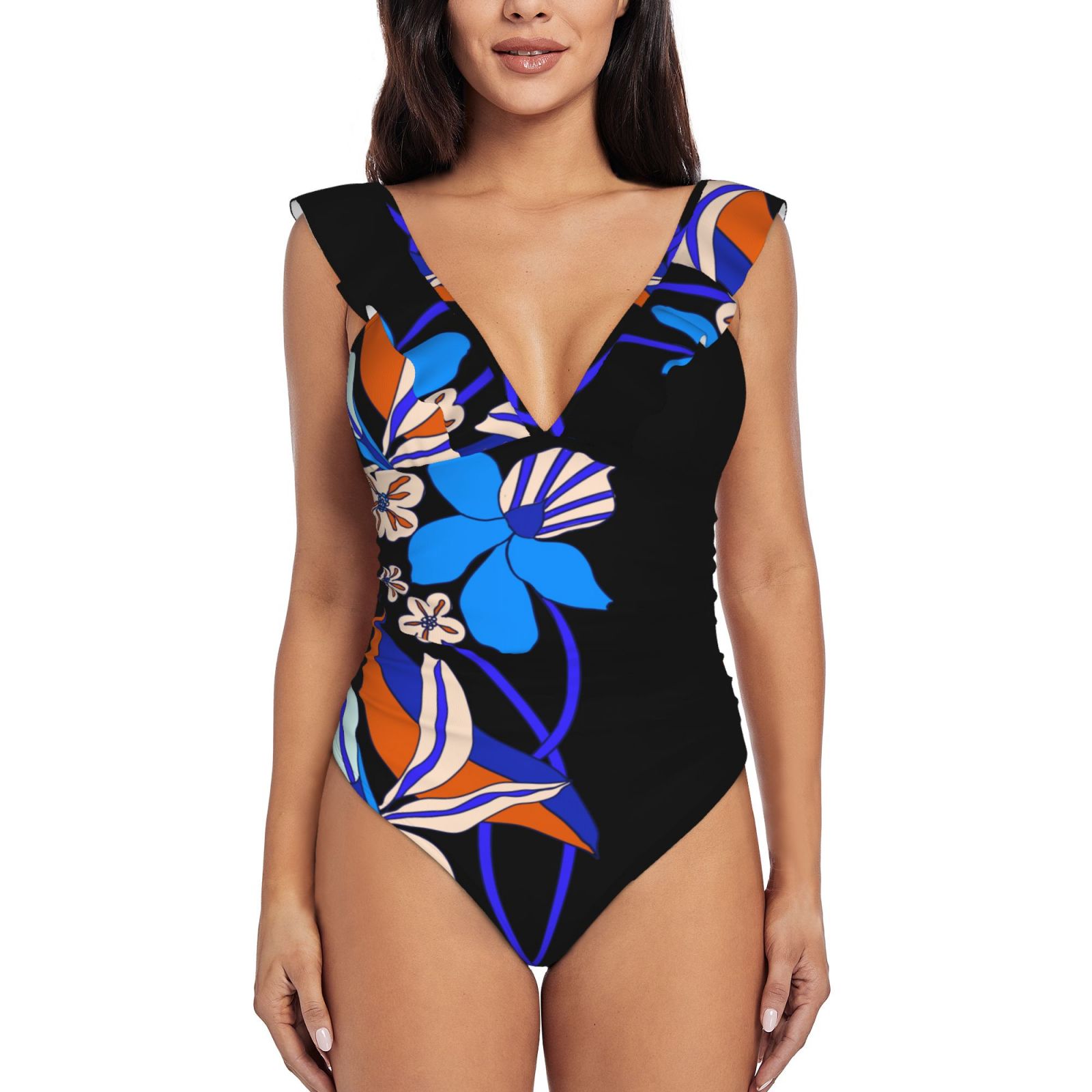 Women's Ruffle One Piece Swimsuit