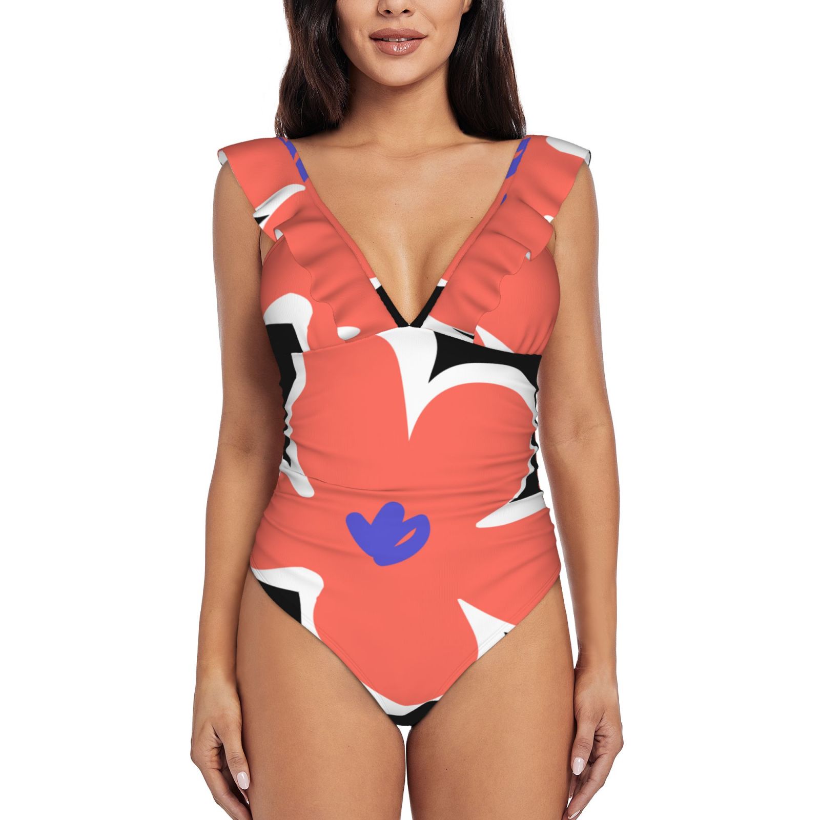 Women's Ruffle One Piece Swimsuit