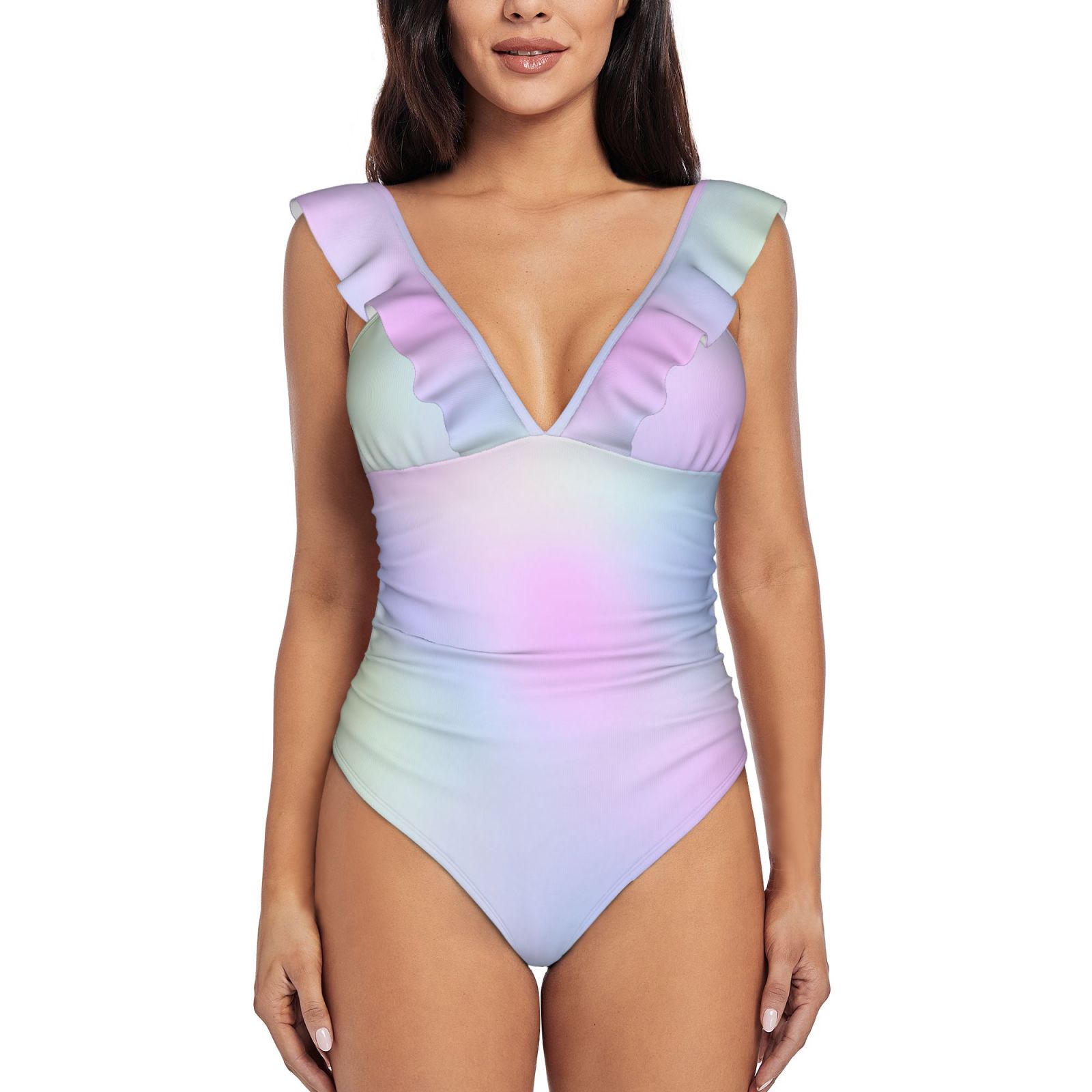 Women's Ruffle One Piece Swimsuit