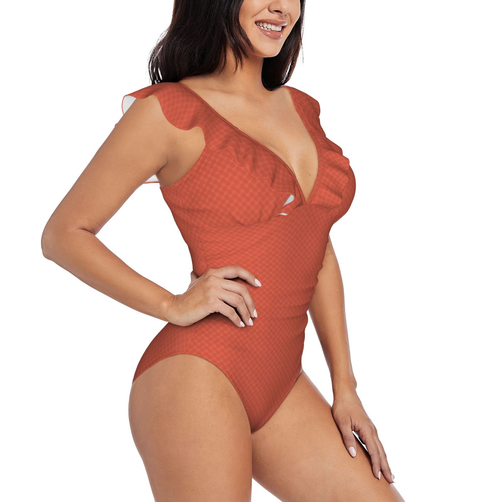 Women's Ruffle One Piece Swimsuit