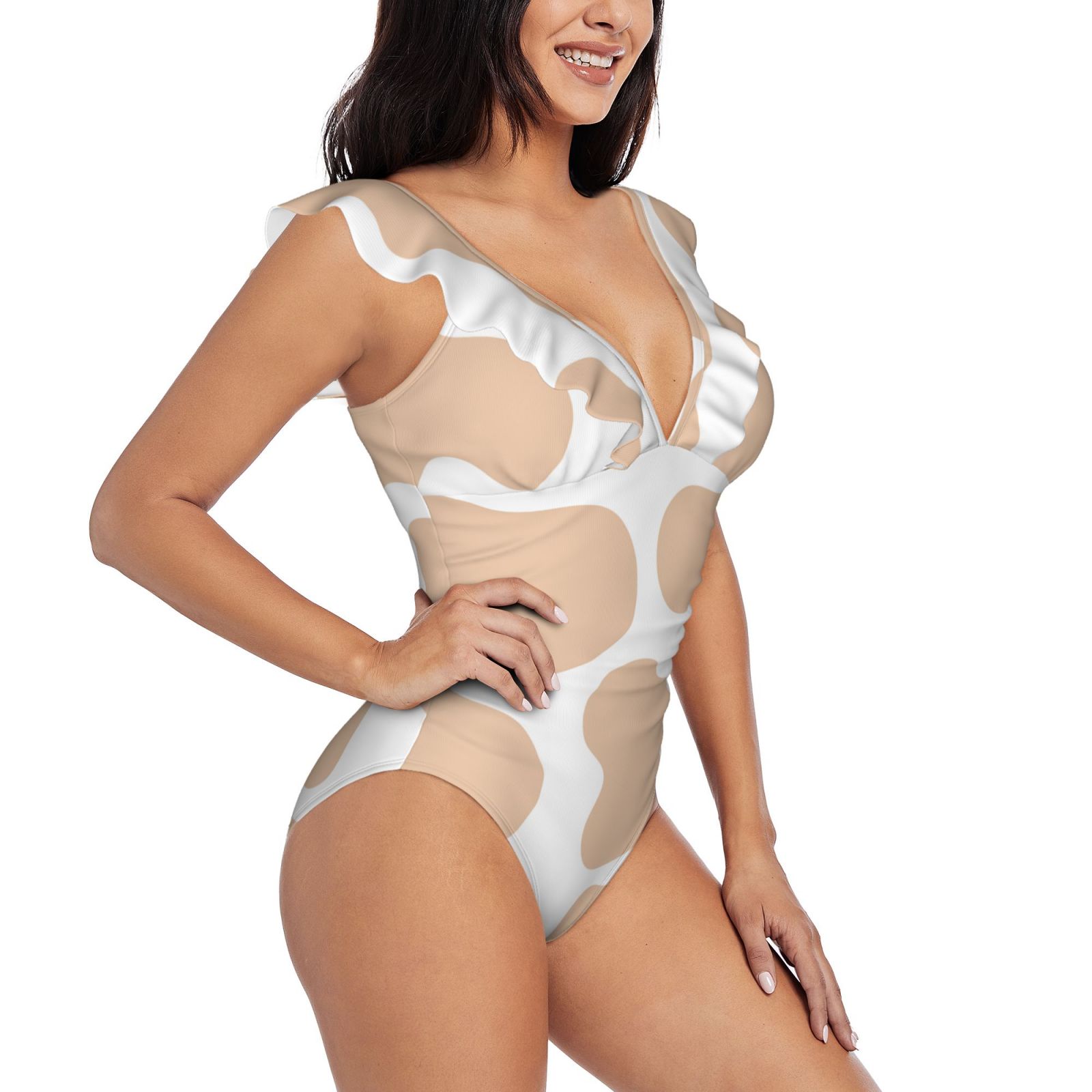 Women's Ruffle One Piece Swimsuit