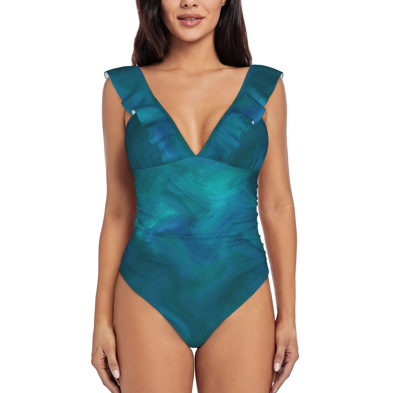 Women's Ruffle One Piece Swimsuit