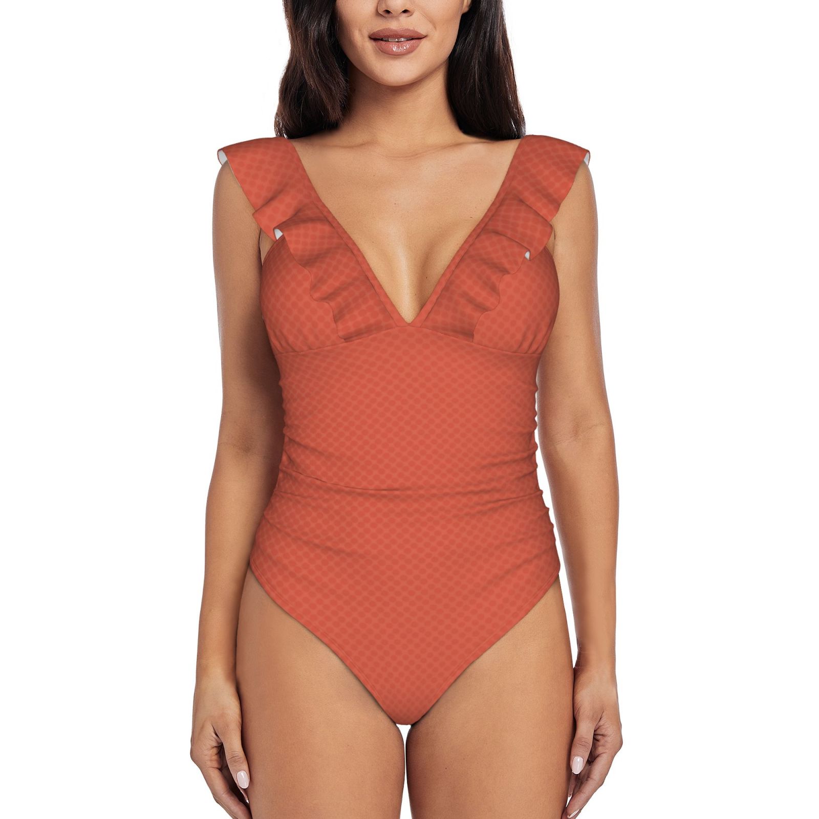 Women's Ruffle One Piece Swimsuit