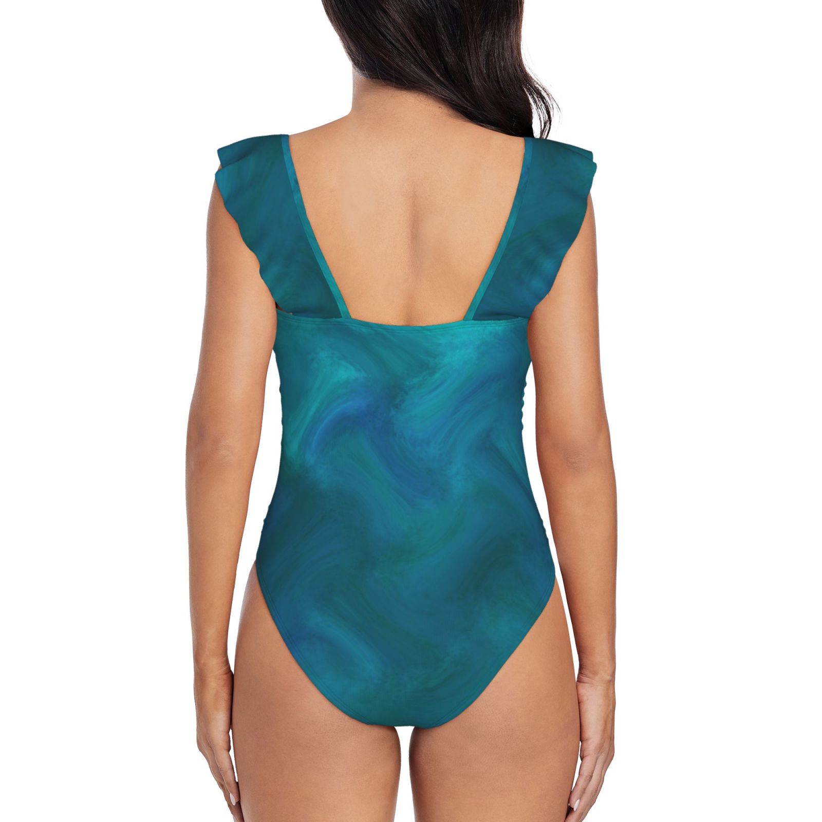 Women's Ruffle One Piece Swimsuit