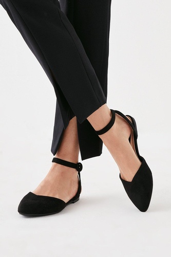 Poppy Open Back Ballet Flats