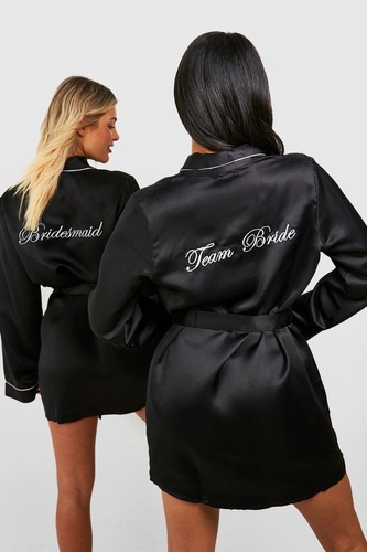 Team Bride Satin Robe