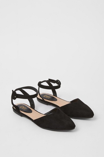 Poppy Open Back Ballet Flats