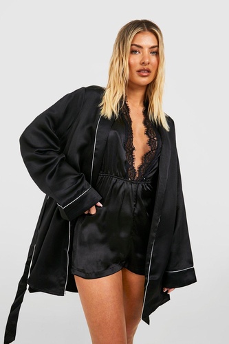 Team Bride Satin Robe