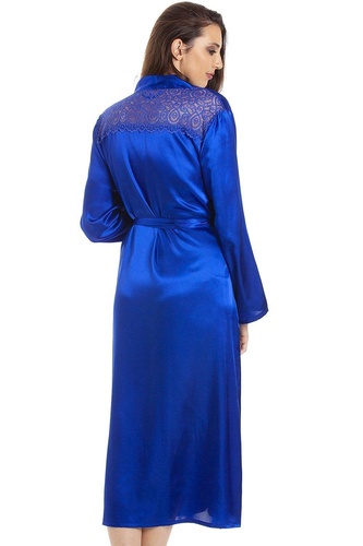 Full Length Long Sleeve Plain Satin Wrap