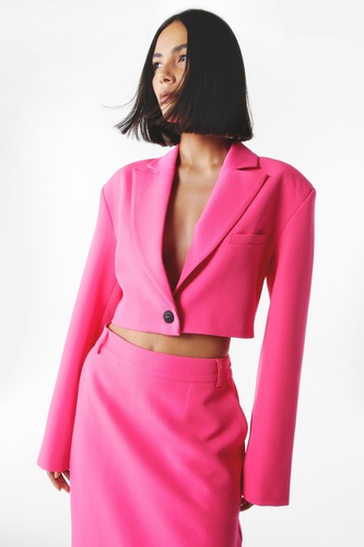 Tailored Cropped Blazer