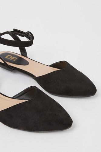 Poppy Open Back Ballet Flats