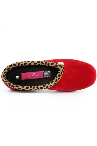 Paloma Leopard Print Slippers