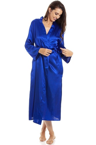 Full Length Long Sleeve Plain Satin Wrap