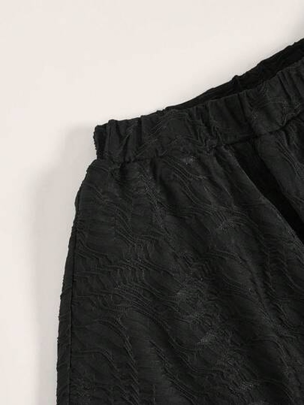 Contrast Mesh Asymmetrical Hem Skirt