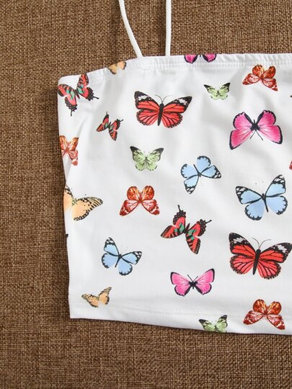 Butterfly Print Cami Top