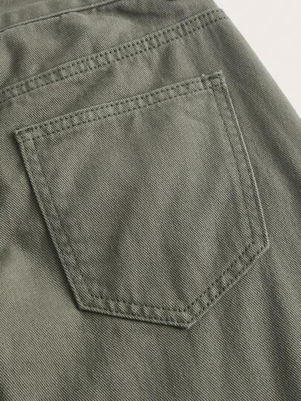 Flap Pocket Cargo Jeans