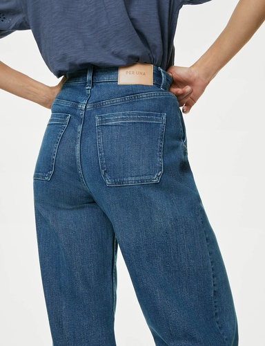 High Waisted Wide Leg Jeans