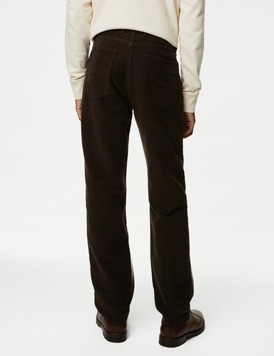 Regular Fit Moleskin Trousers