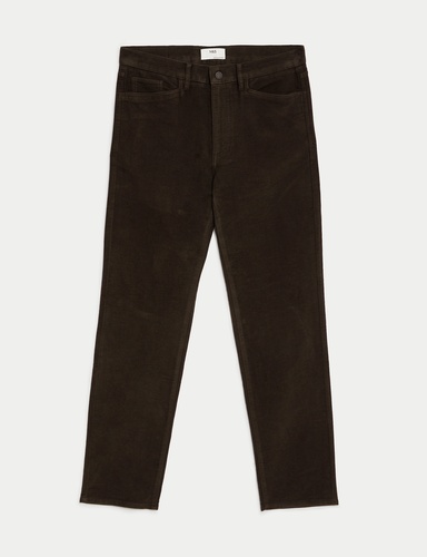 Regular Fit Moleskin Trousers