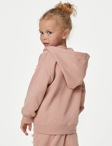 Cotton Rich Ballerina Zip Hoodie 2 8 Yrs