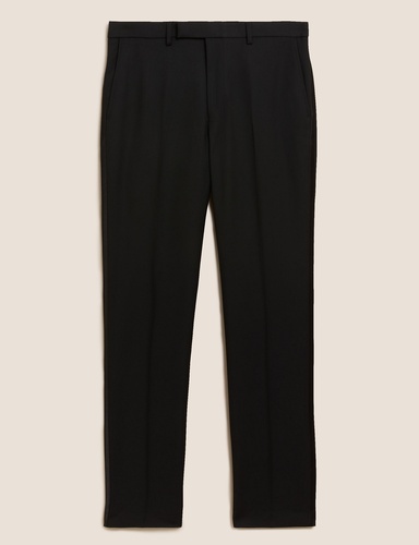 Slim Fit Flat Front Stretch Tuxedo Trousers