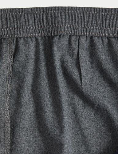 Single Pleat Brushed Stretch Trouser