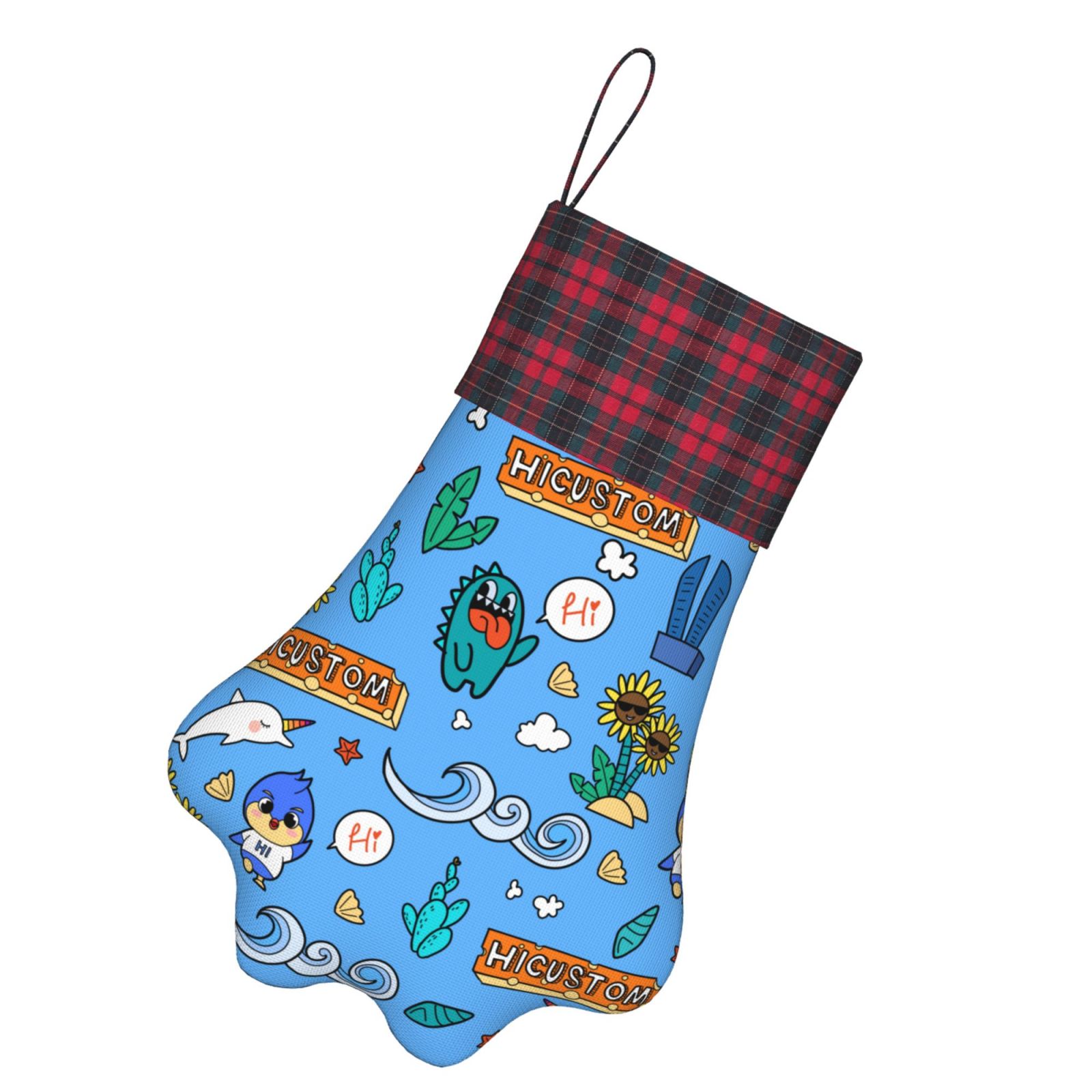 Christmas Pet Pow Socking