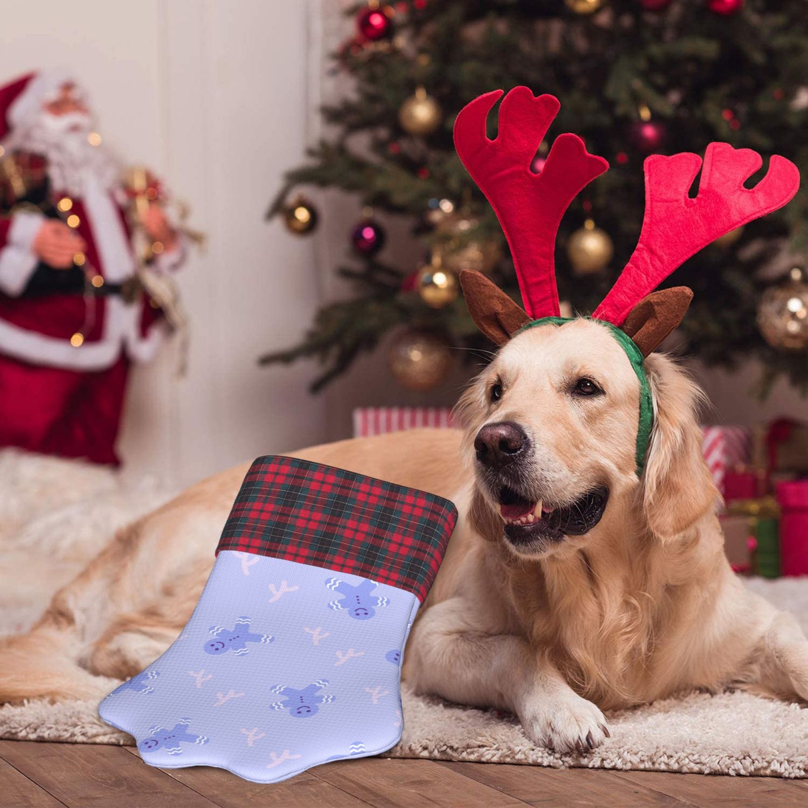 Christmas Pet Pow Socking