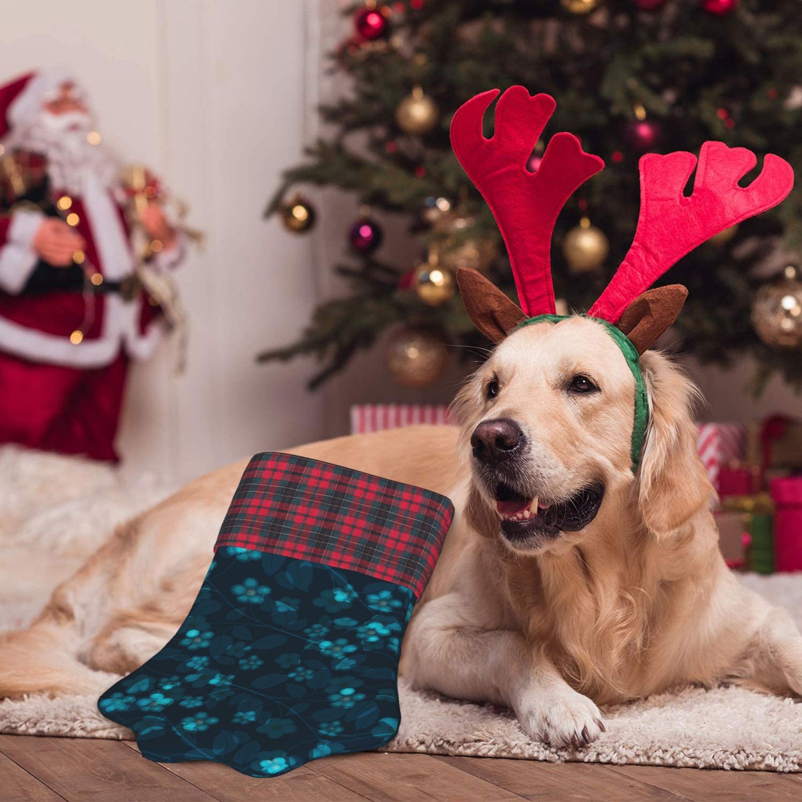 Christmas Pet Pow Socking