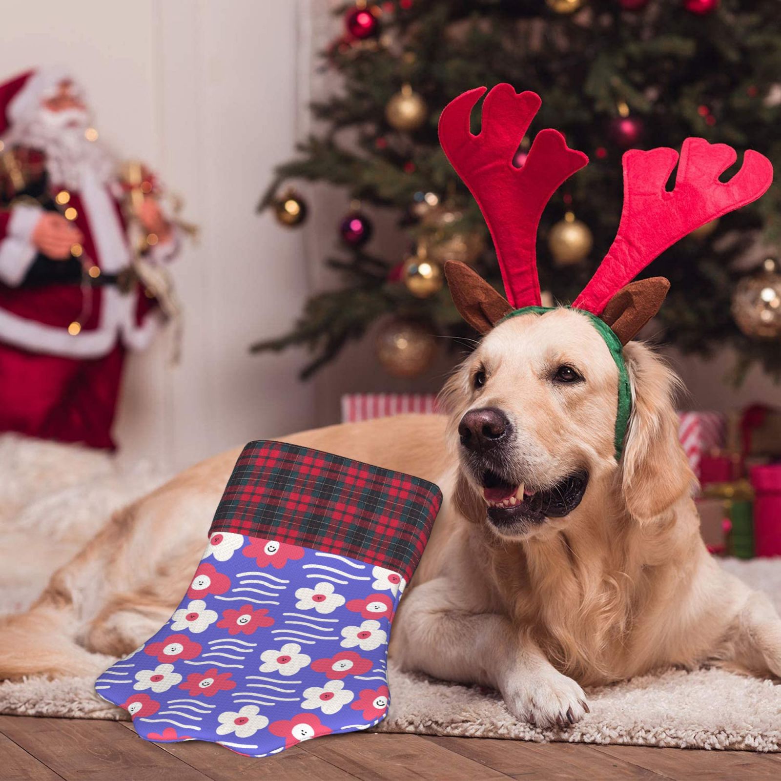 Christmas Pet Pow Socking