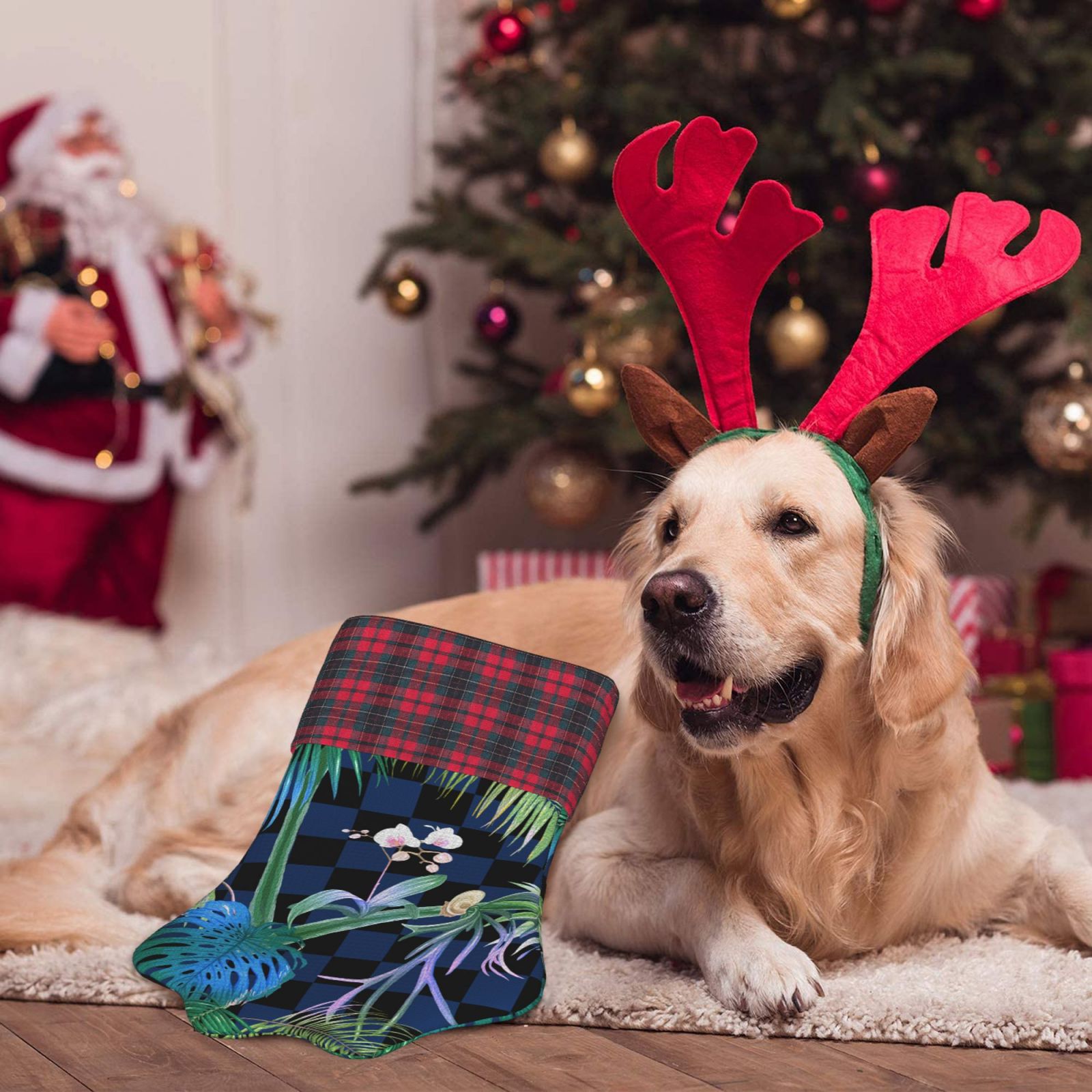 Christmas Pet Pow Socking