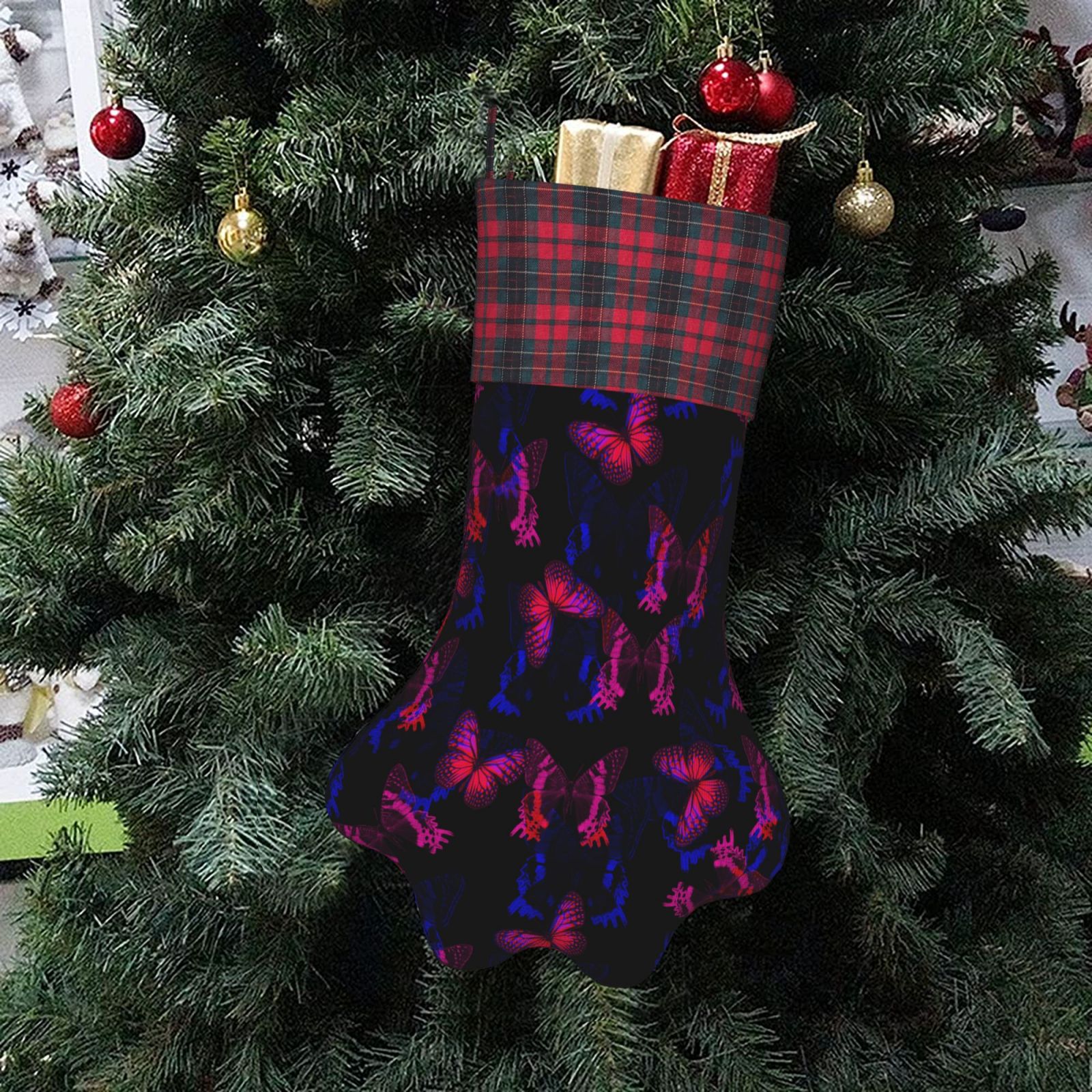 Christmas Pet Pow Socking