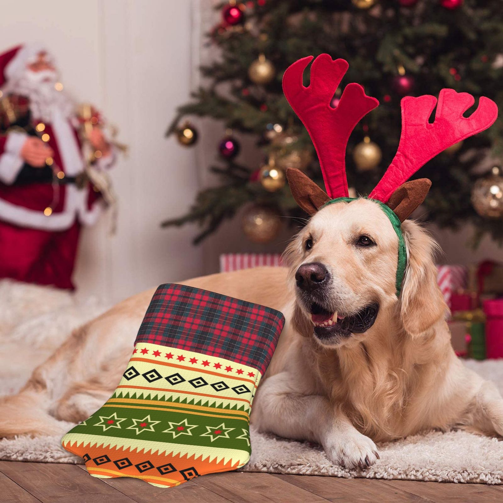 Christmas Pet Pow Socking