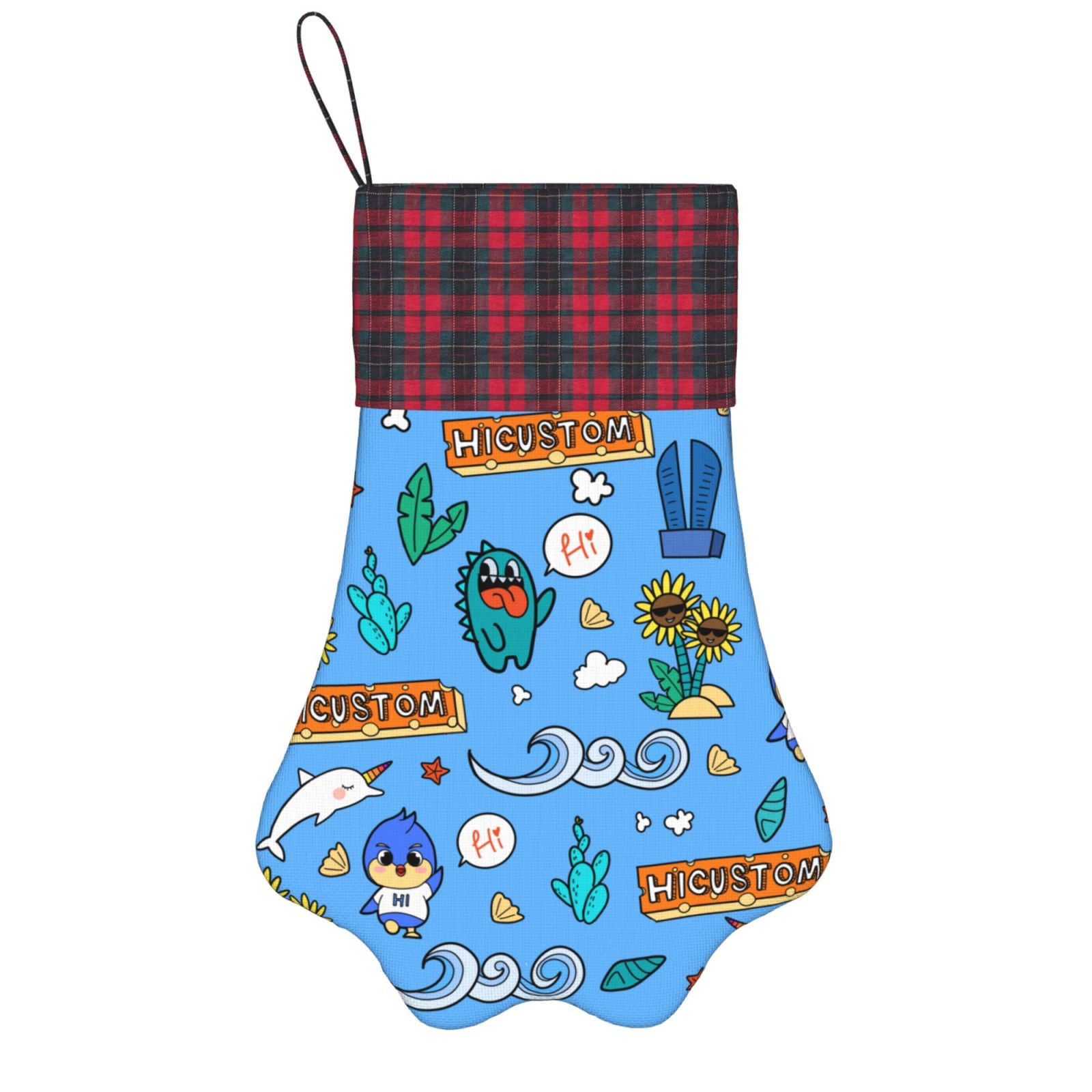 Christmas Pet Pow Socking