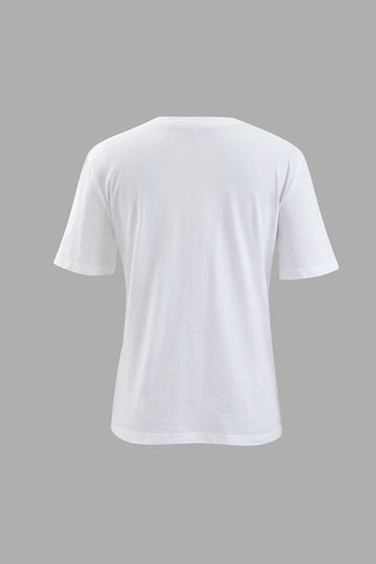 Crew Neck Short Sleeve T Shirt