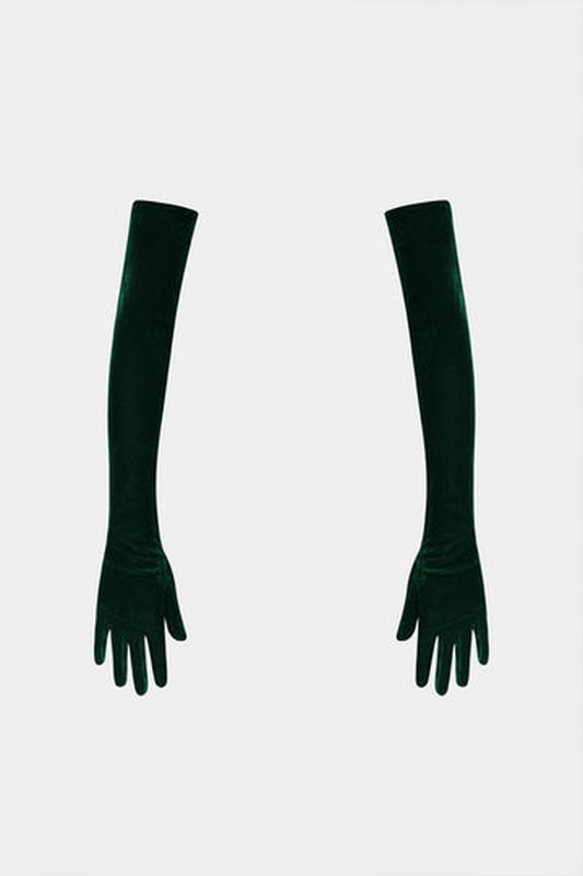 Premium Velvet Long Gloves