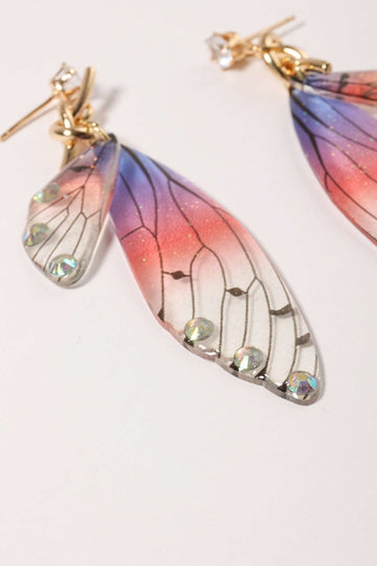 Colorful Butterfly Earrings