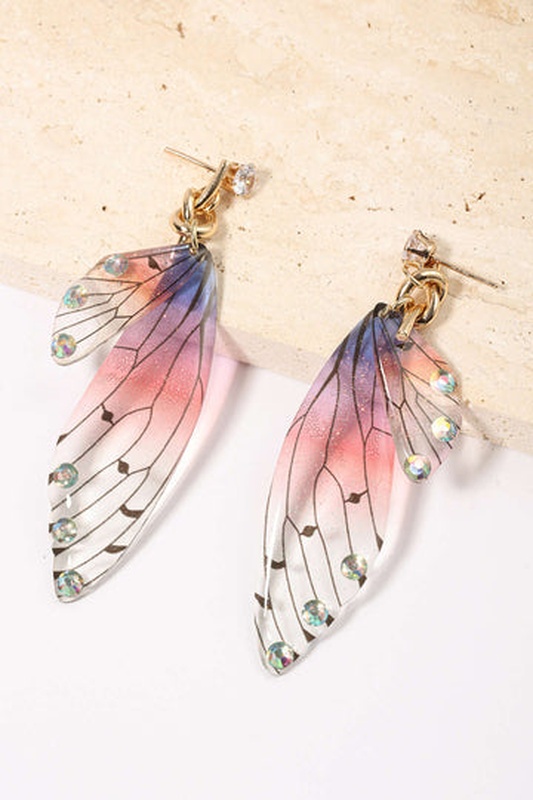 Colorful Butterfly Earrings