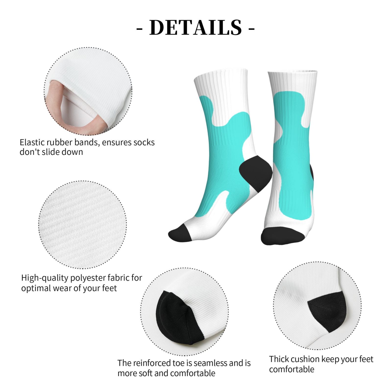 Mid-Tube Sports Socks