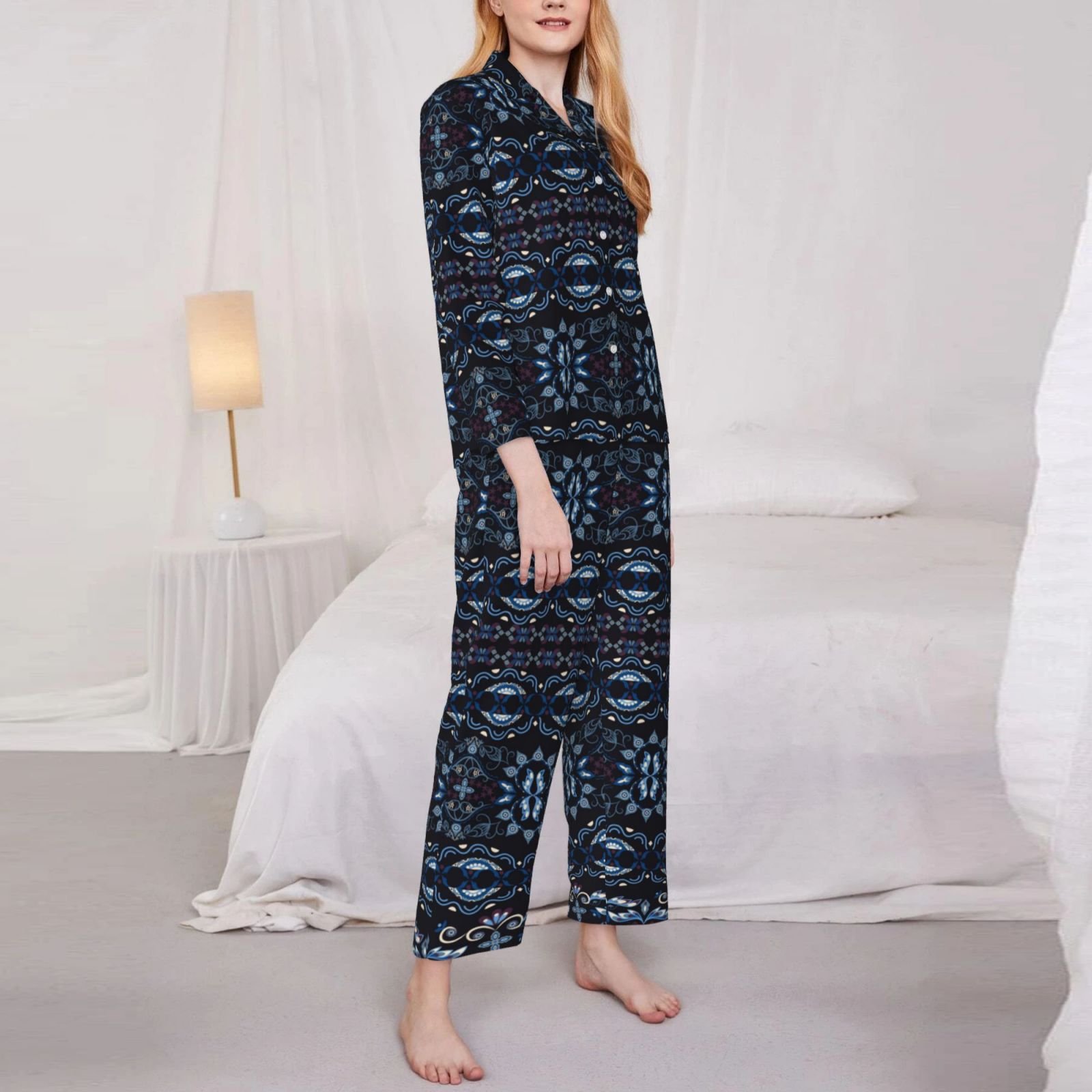 Women's Long-Sleeved Pajama Set