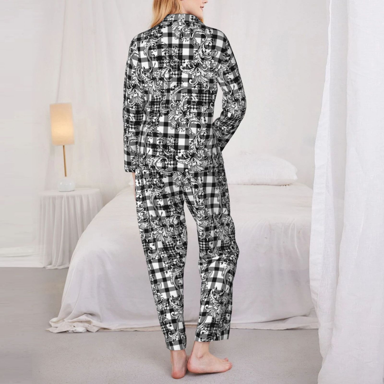 Women's Long-Sleeved Pajama Set