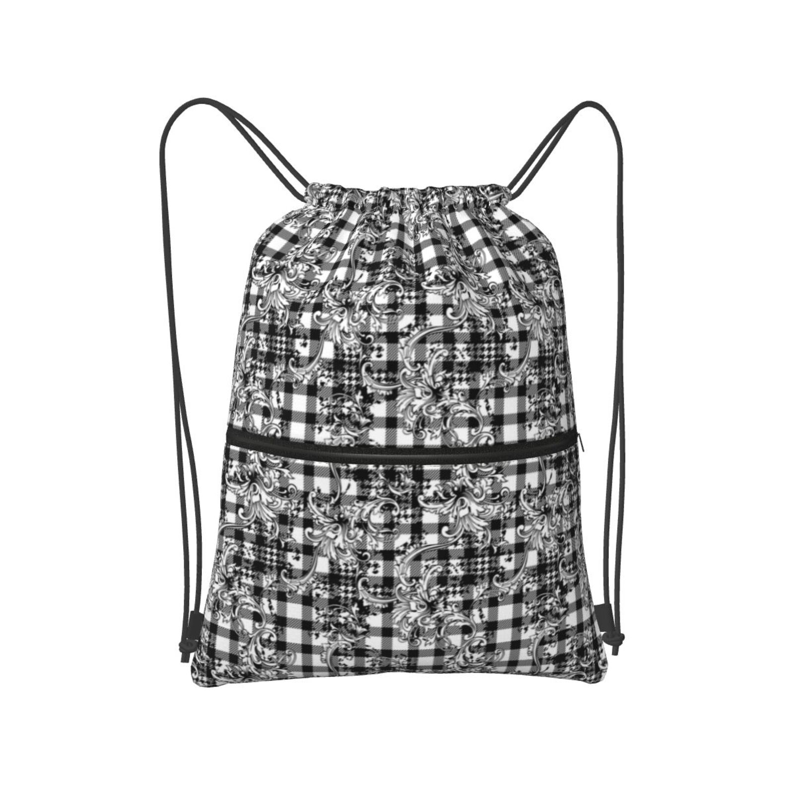 Drawstring Zipper Backpack