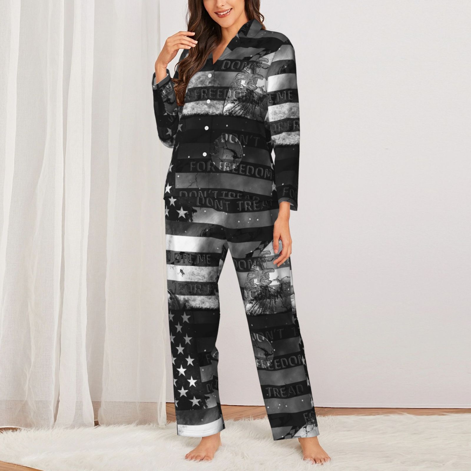 Women's Long-Sleeved Pajama Set